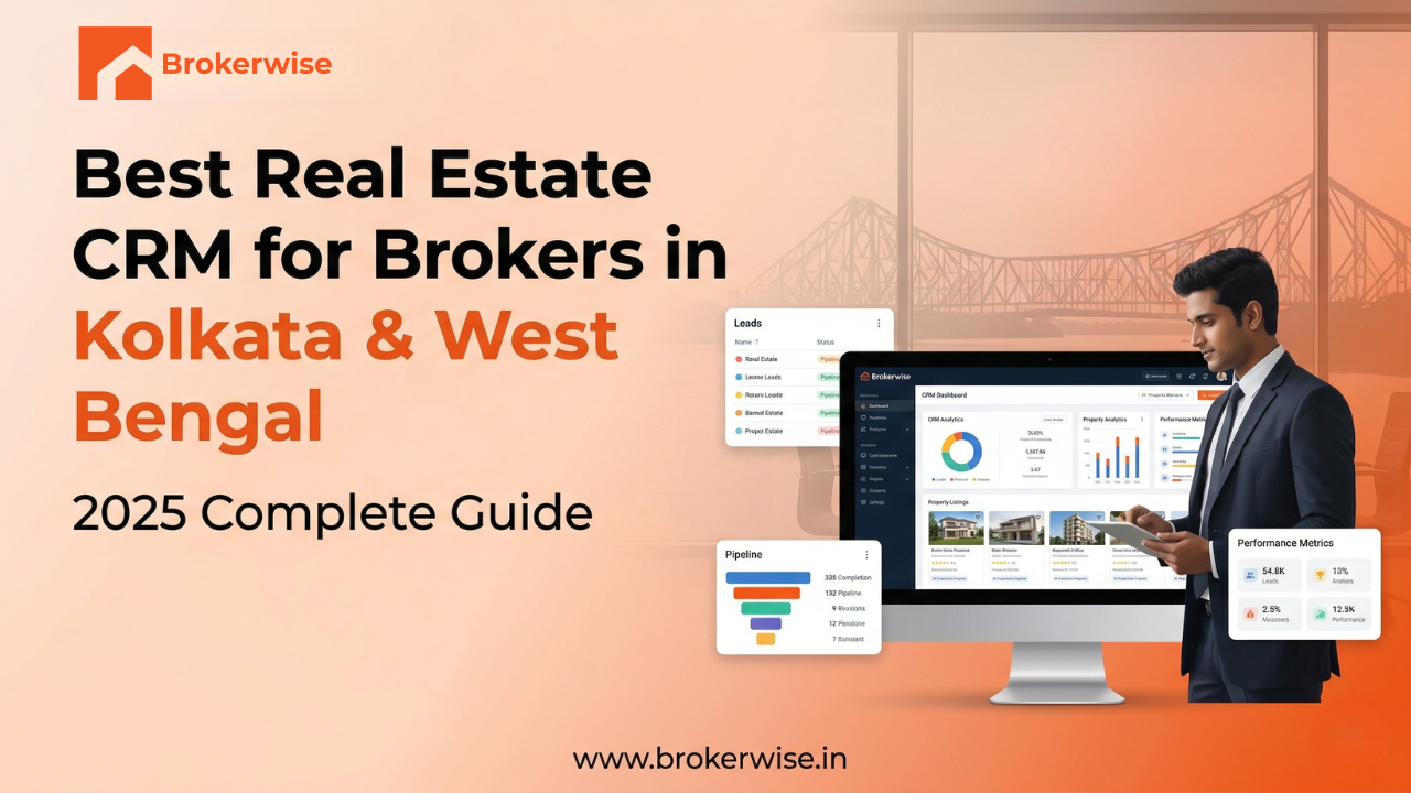 Best Real Estate CRM for Brokers in Kolkata & West Bengal [2026]